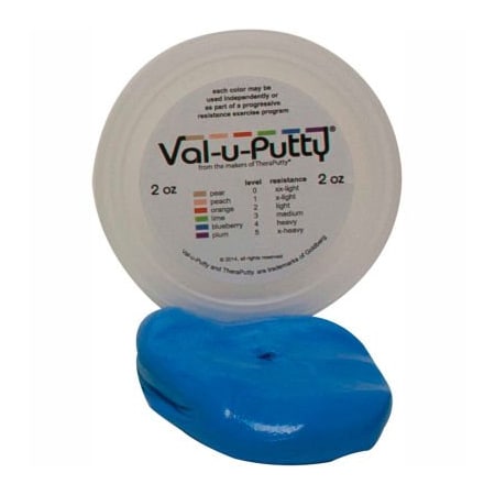Fabrication Enterprises Val-u-Putty Exercise Putty, Blueberry, Firm, 2 Ounce 732221